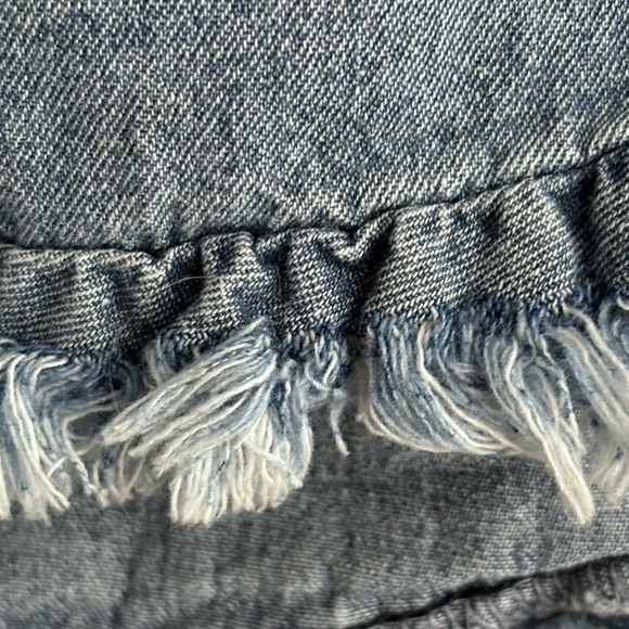 Umgee Blue Denim Button-Down Shirt - Picture 3 of 6